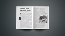 Lessons From Two Sides of AIDS Lessons From Two Sides of AIDS
