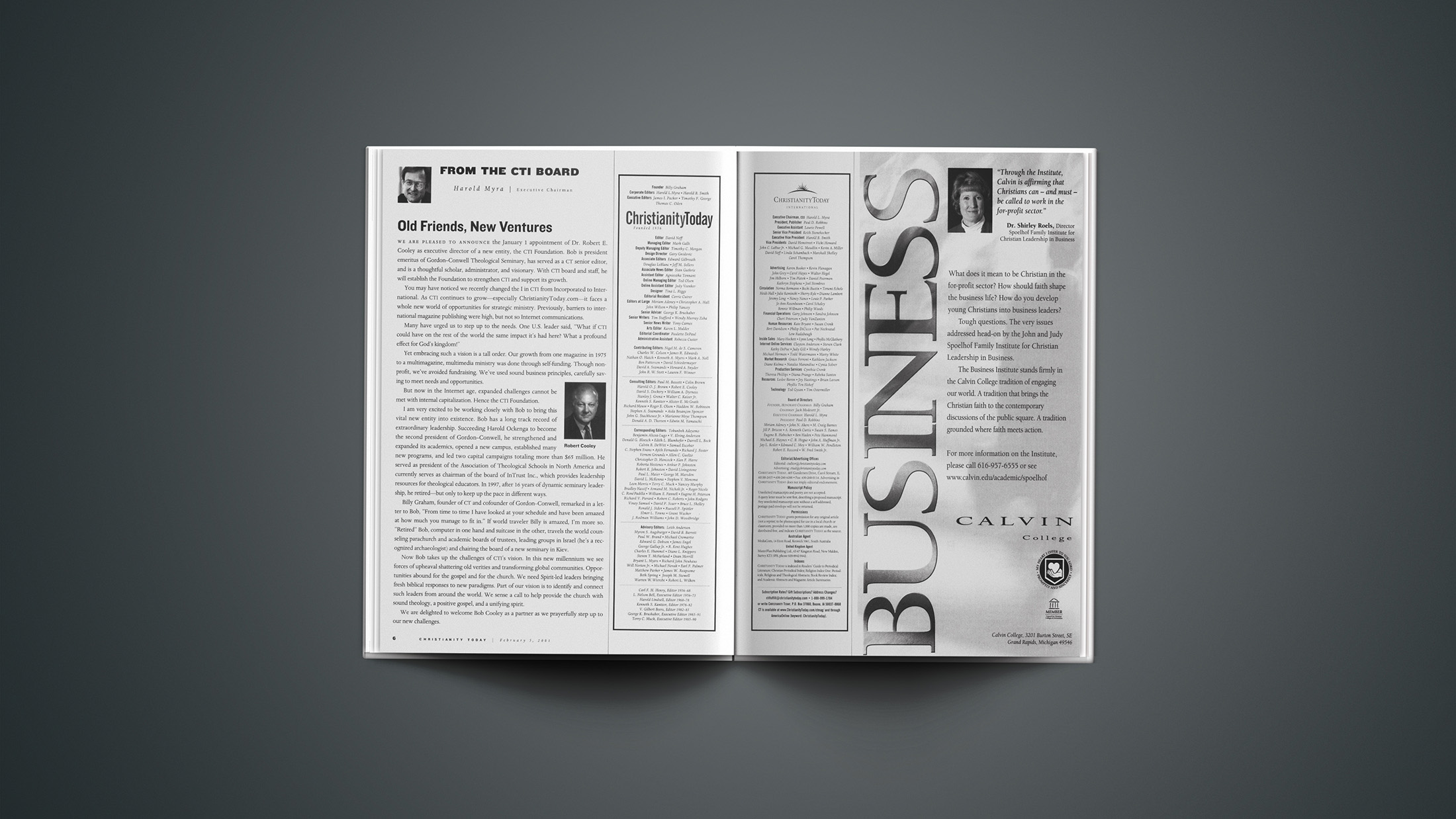 From The Cti Board Christianity Today