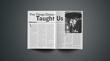 Five Things Clinton Taught Us Five Things Clinton Taught Us