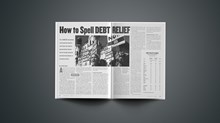 How to Spell Debt Relief | Christianity Today