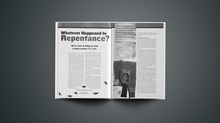 Whatever Happened to Repentance?