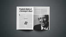 Prophetic Habits of a Sociologist's Heart Prophetic Habits of a Sociologist's Heart