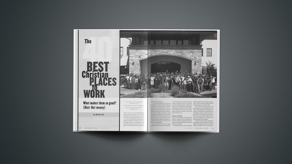 40 Best Christian Places to Work: The Complete List & A Closer Look at the Top Finalists