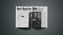 Don't Read the Bible 'Alone'