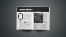 Define 'Better' Define 'Better'