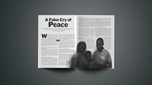 A False Cry of Peace