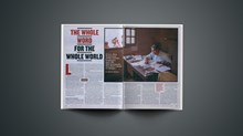 The Whole Word for the Whole World The Whole Word for the Whole World