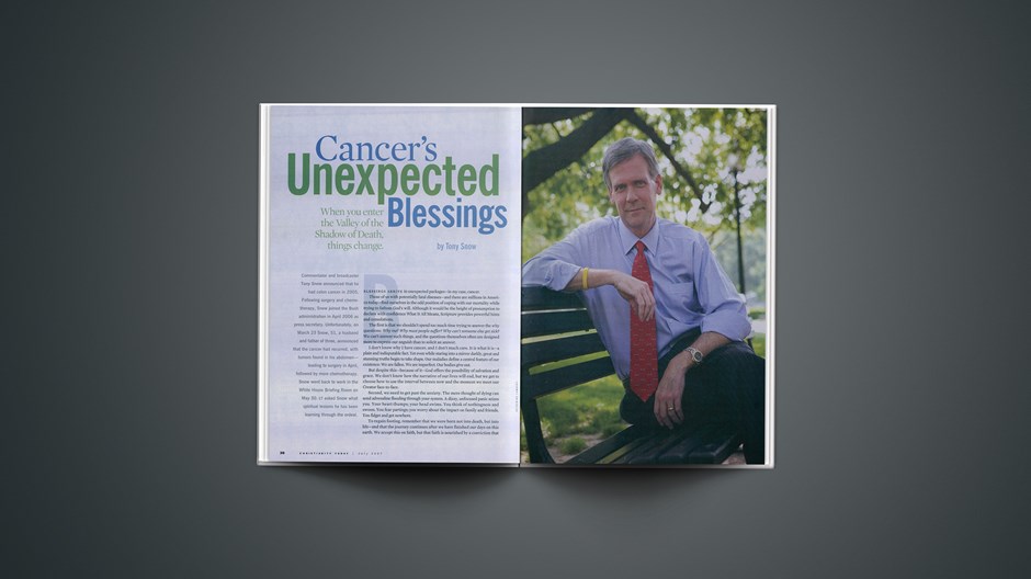 Cancer's Unexpected Blessings