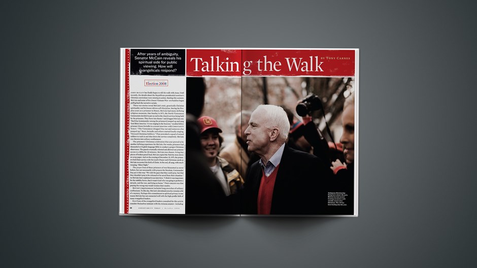McCain Talks the Walk