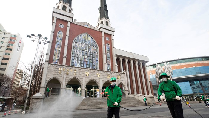 Korean Churches Close for First Time as Coronavirus Cases Hit 3,700