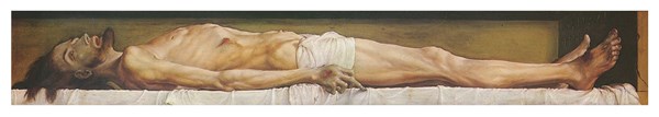 The body of the dead Christ in the grave