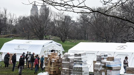 Samaritan’s Purse Sets Up Field Hospital in Central Park Samaritan’s Purse Sets Up Field Hospital in Central Park