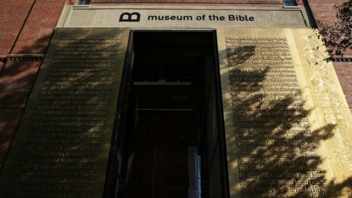 Bible Museum Criticism ‘Was Justified,’ Founder Says Bible Museum Criticism ‘Was Justified,’ Founder Says