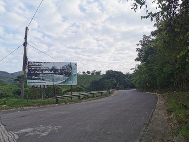 Entrance sign for La Mesa Limantitla