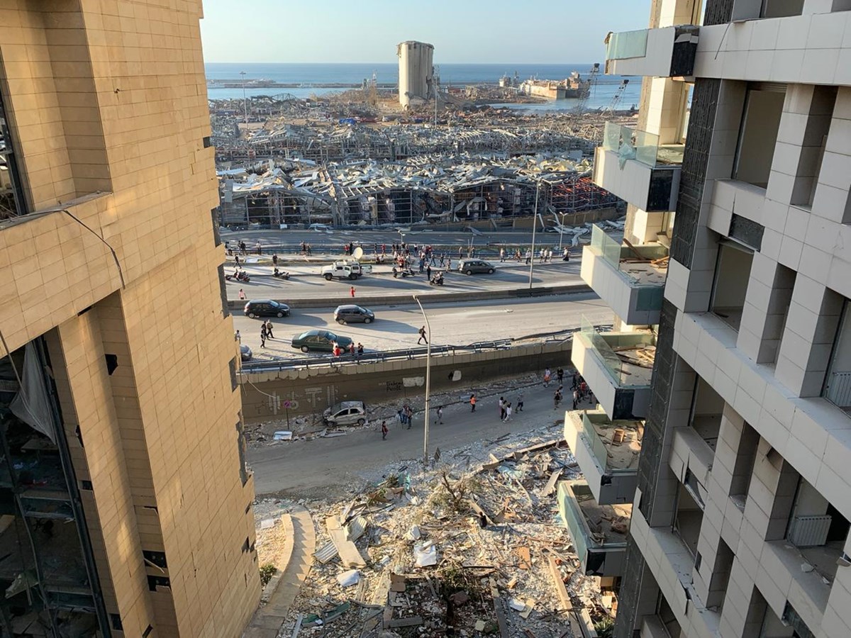 Aftermath of Beirut explosion