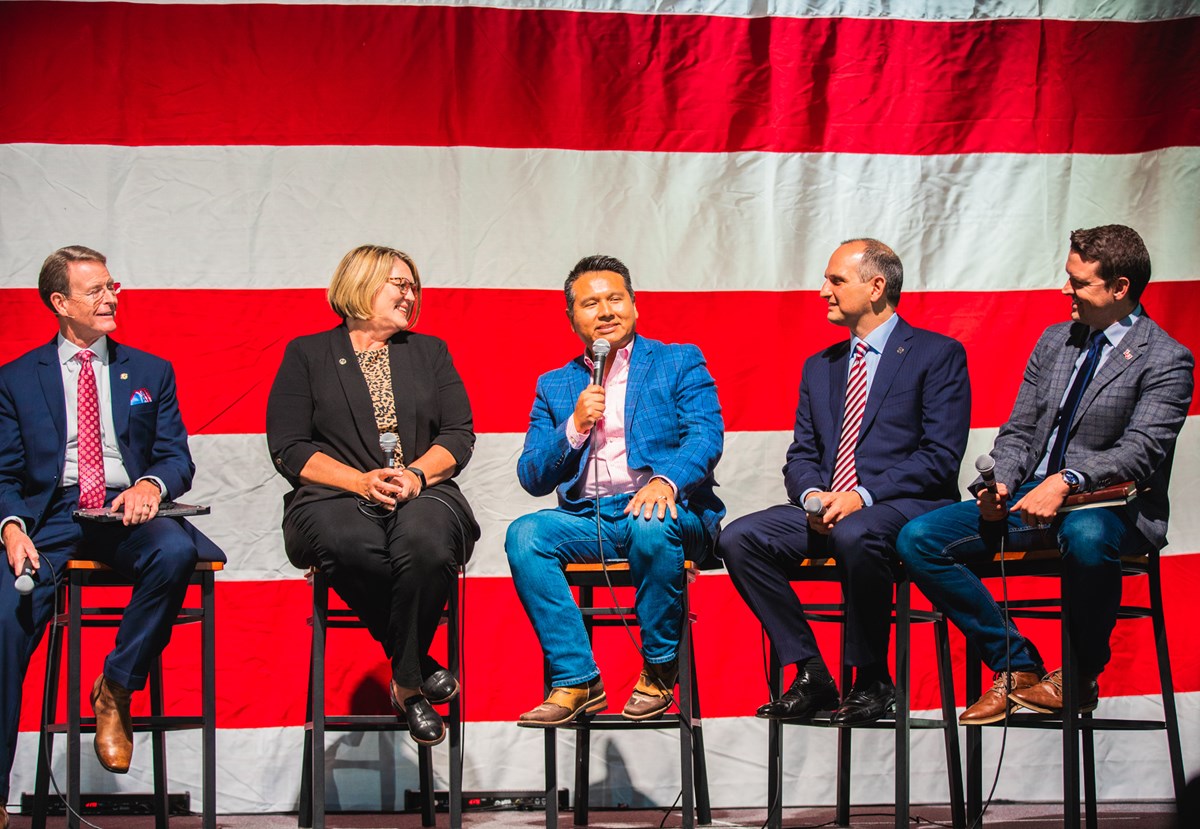 Religious liberty panel at a Conservative Baptist Network event held October 27.