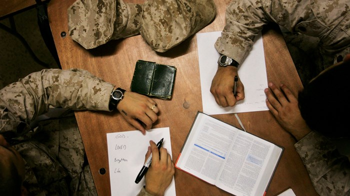 Bible Readers in Foxholes: Combat Vets More Engaged in Scripture