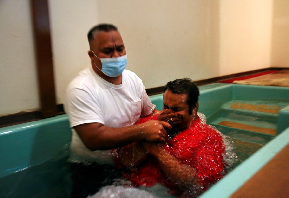 Five immigrant congregations meeting at Community Baptist baptized an estimated 50 people in a three-month span. Five immigrant congregations meeting at Community Baptist baptized an estimated 50 people in a three-month span.