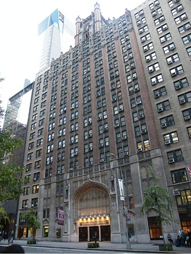 Calvary Baptist Church location on W. 57th Street Calvary Baptist Church location on W. 57th Street