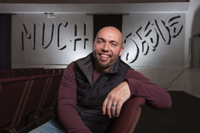 Tyler Dalton began replanting New Victory Church by rehabbing the old sanctuary. “He’s God-touched,” said Linda Tipton.