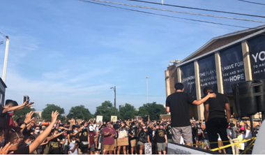 Asian American Christian Collaborative march. Asian American Christian Collaborative march.