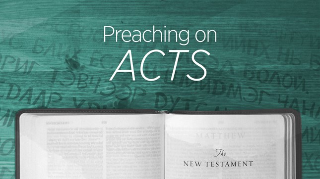 Preaching on Acts