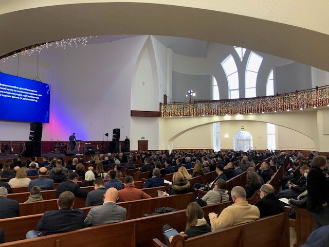 Participants at the third All-Ukrainian Forum of Christian Political Leaders, held in Kyiv on January 22. Participants at the third All-Ukrainian Forum of Christian Political Leaders, held in Kyiv on January 22.