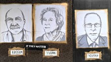 Christian Street Artist Honors Beirut Explosion Victims with 204 Illegal Portraits