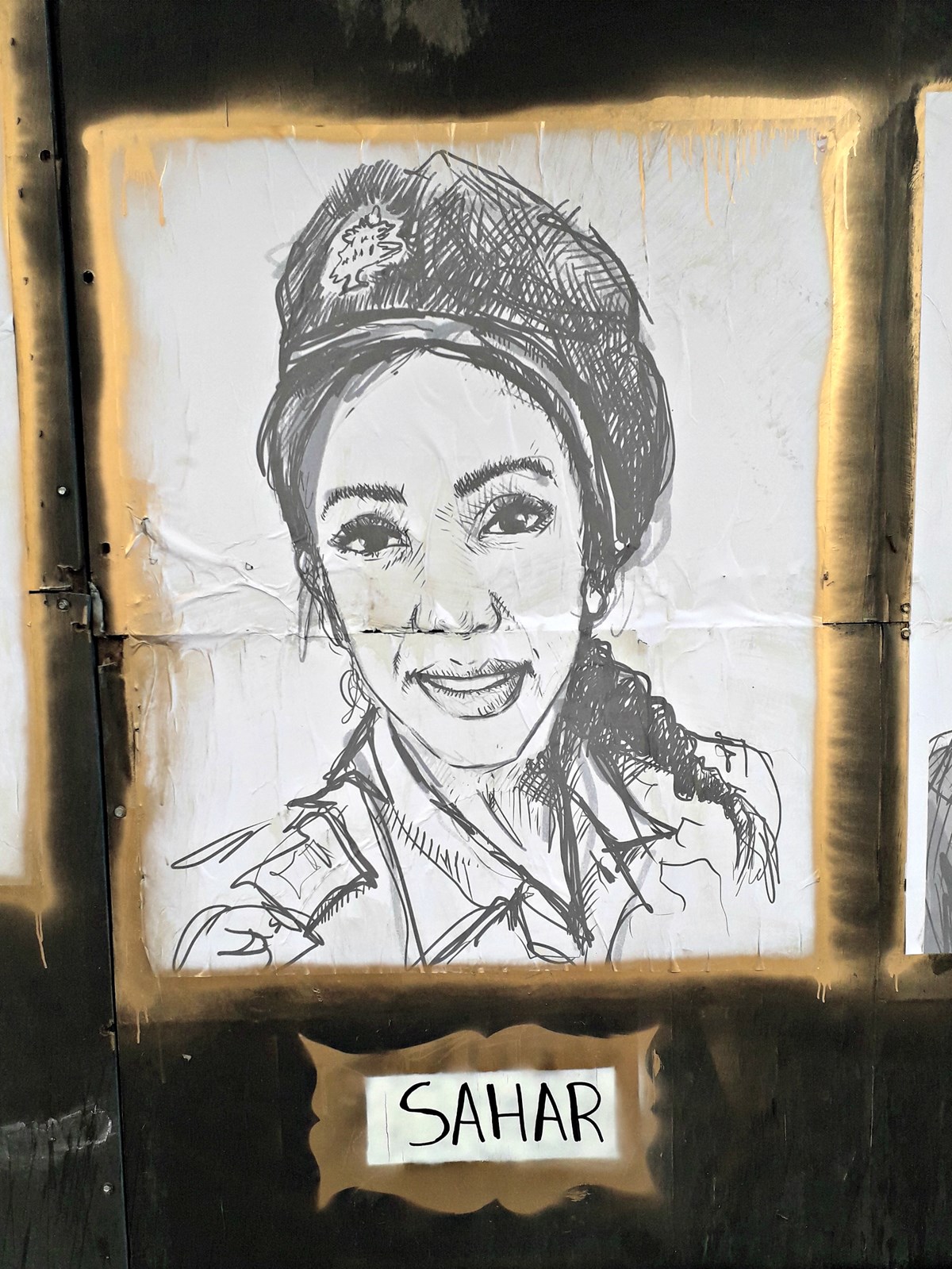 One of 204 portraits in the #TheyMatter street art gallery honoring Beirut explosion victims. One of 204 portraits in the #TheyMatter street art gallery honoring Beirut explosion victims.