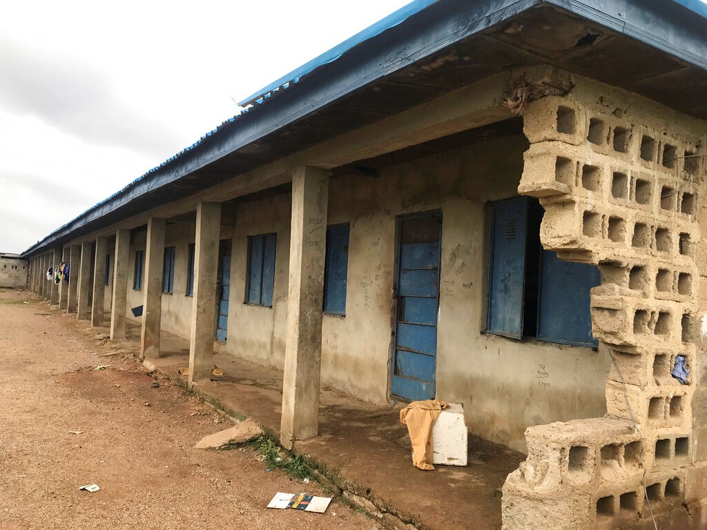 The Bethel Baptist High School hostel for male students following an attack by gunmen in Damishi Kaduna, Nigeria, on July 6.