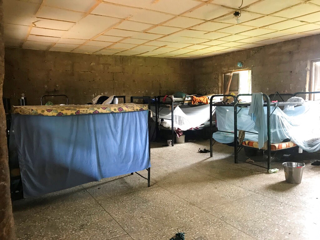 The Bethel Baptist High School hostel seen following an attack by gunmen in Damishi Kaduna, Nigeria, on July 6.