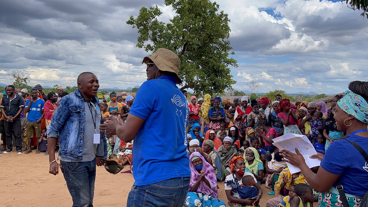 Pastors minister in the Pemba region. Pastors minister in the Pemba region.