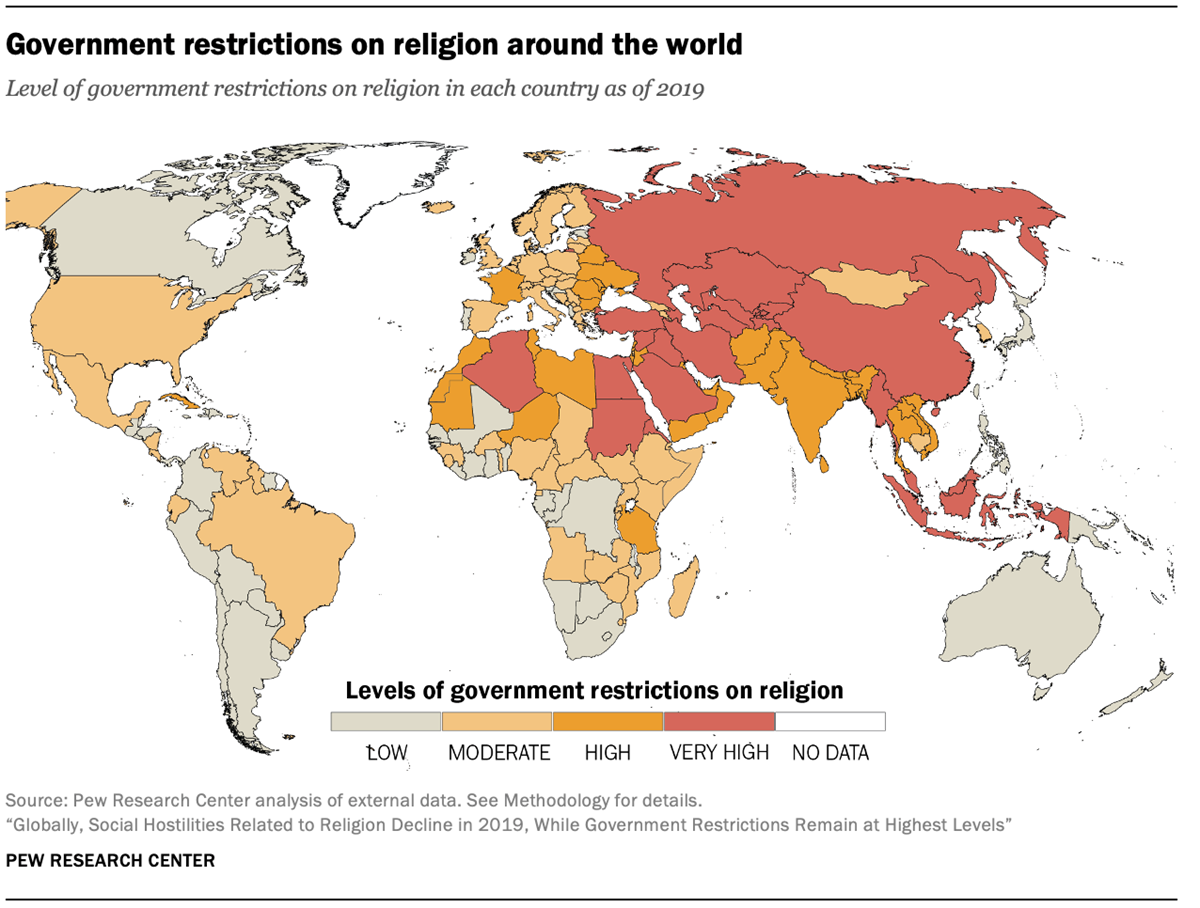 religious intolerance statistics