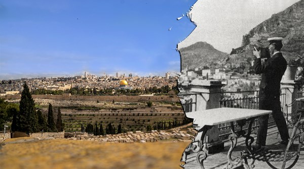Montagu Parker in Jerusalem. Montagu Parker in Jerusalem.