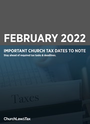 February 2022: Important Church Tax Dates to Note