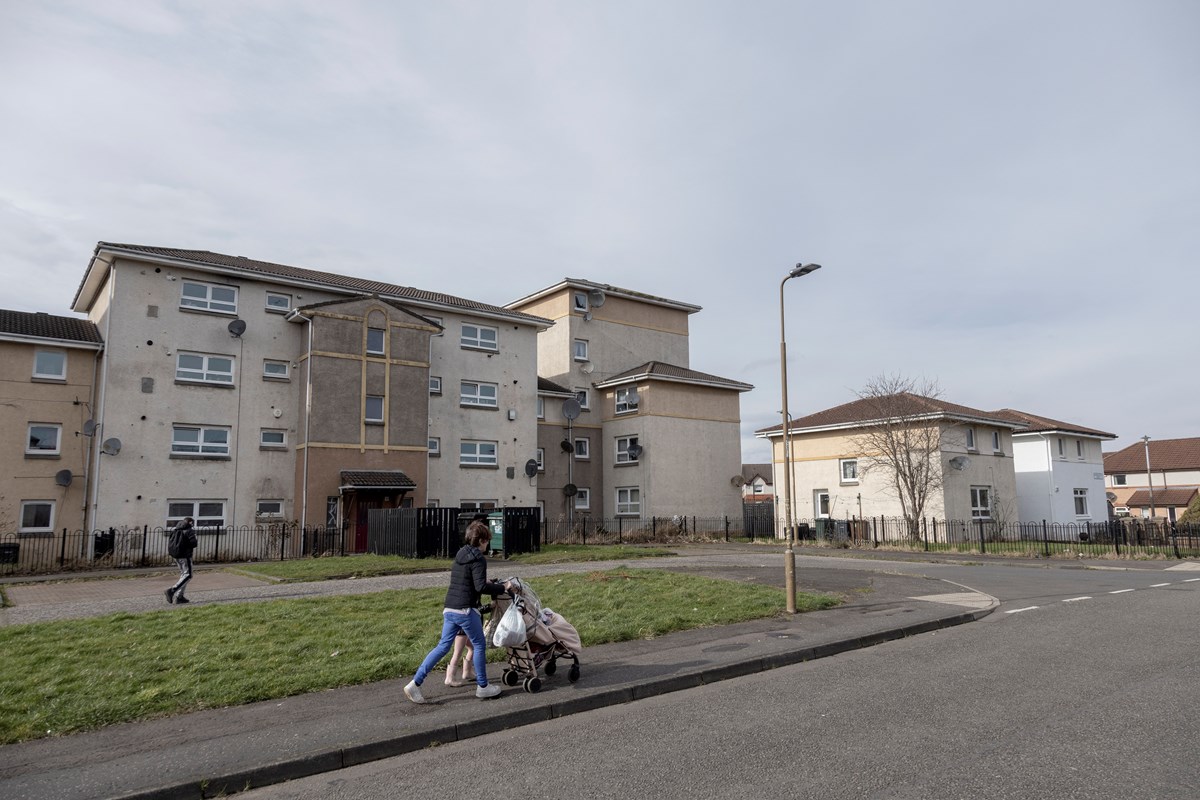 Scene from Niddrie, Edinburgh