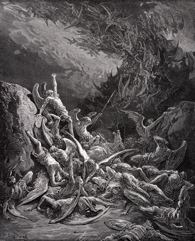 Gustave Dore, The Fall of the Rebel Angels