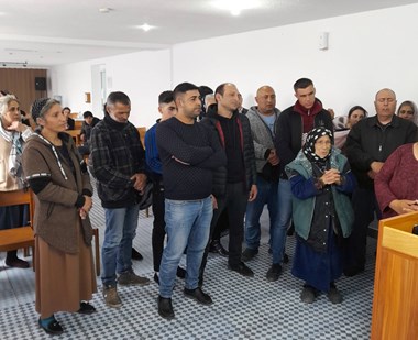 Roma churches in Edinet, Moldova, take in refugees. 