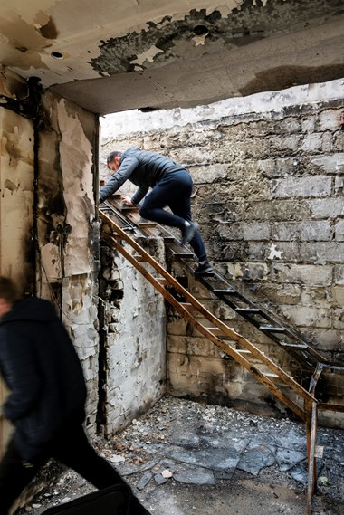 The Baptists remaining in Irpin have started the long process of rebuilding their damaged churches.