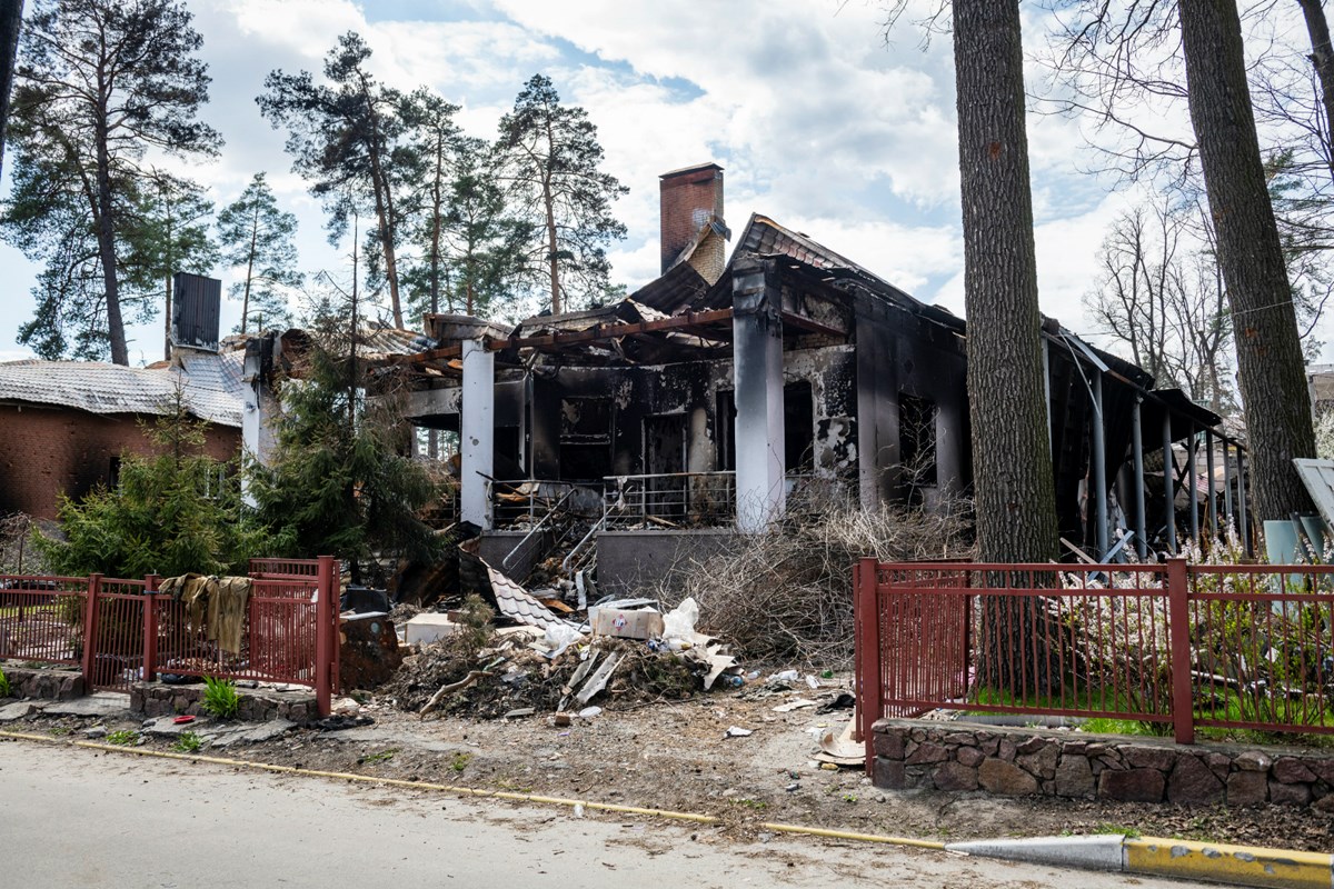 The Irpin headquarters of Mission Eurasia, founded in 1991 to spread the gospel in the former Soviet Union, was destroyed during the Russian invasion. The Irpin headquarters of Mission Eurasia, founded in 1991 to spread the gospel in the former Soviet Union, was destroyed during the Russian invasion.