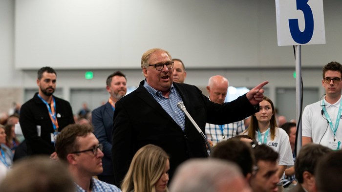 Image: Jae C. Hong / AP. Pastor Rick Warren at the Southern Baptist Convention's annual meeting in Anaheim