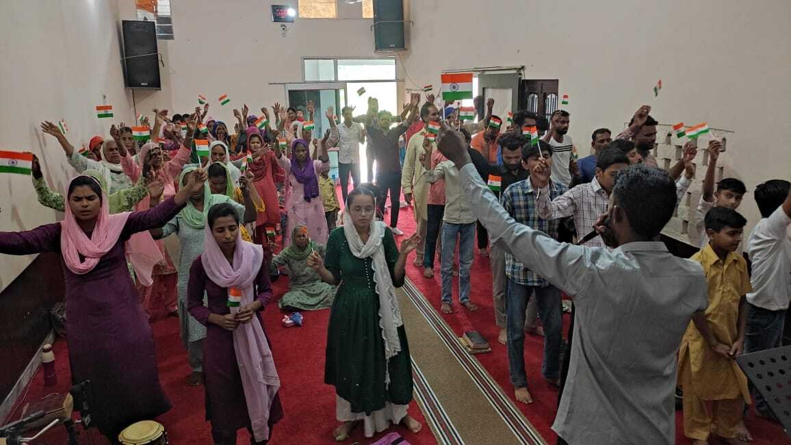 Bhatinda Church in Punjab participates in the 2022 India National Day of Prayer.