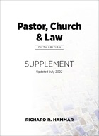 Pastor, Church & Law: Supplement