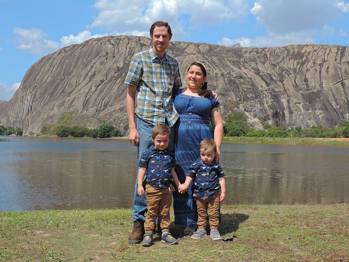 MAF pilot Ryan Koher and family