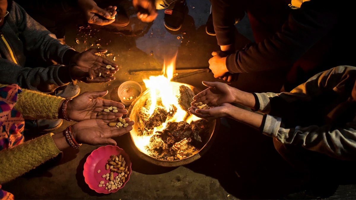 Throwing Sesame Seeds and Burning Off Sins - Vimarsana News