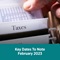 Key Tax Dates February 2023