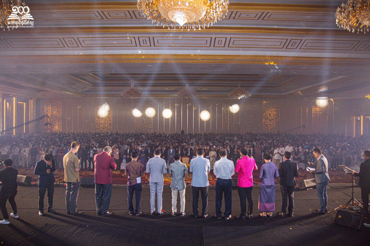 Christians gathered for a kickoff to the anniversary celebration in 2022. Christians gathered for a kickoff to the anniversary celebration in 2022.