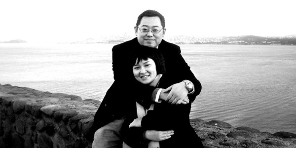 Wang Yi and his wife Jiang Rong