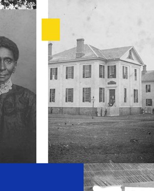 Maria Fearing (Left) Freedman's School established by the American Missionary Association to educate newly freed slaves (Right) 