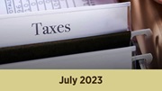 Key Tax Dates July 2023